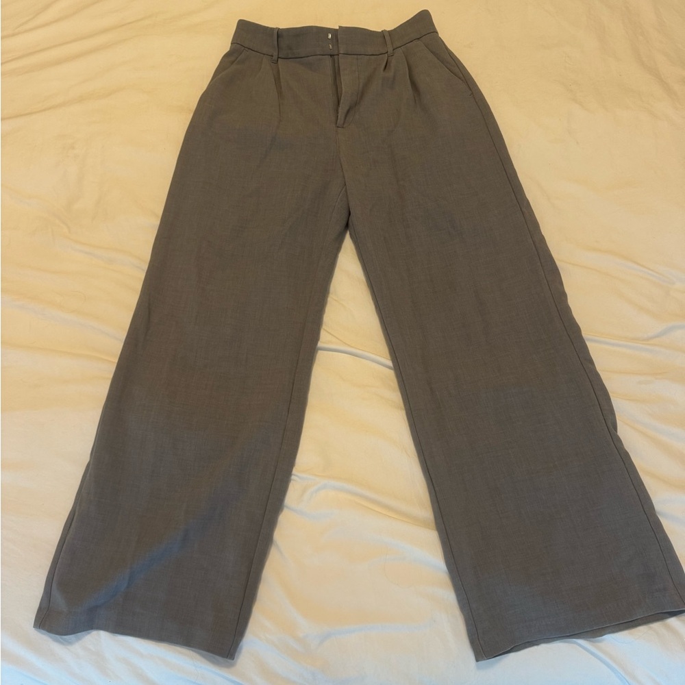 Abercrombie & Fitch Sloane Tailored Wide Leg Pant